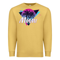 Antique Gold miami beach souvenir vintage 80s Premium Sweatshirt - linhVisuals