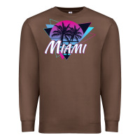 Chestnut miami beach souvenir vintage 80s Premium Sweatshirt - linhVisuals