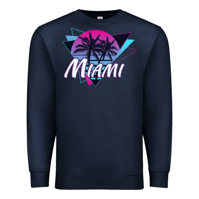 Miami Beach Souvenir Vintage 80s Premium Sweatshirt by linhVisuals | Teevron