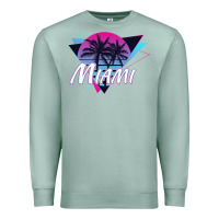 Seafoam miami beach souvenir vintage 80s Premium Sweatshirt - linhVisuals