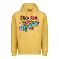 Antique Gold little miss fourth grade Premium Hoodie - Jasminsmagicworld