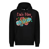 Black little miss fourth grade Premium Hoodie - Jasminsmagicworld