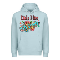 Blue Mist little miss fourth grade Premium Hoodie - Jasminsmagicworld
