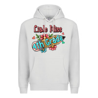Dove Grey little miss fourth grade Premium Hoodie - Jasminsmagicworld