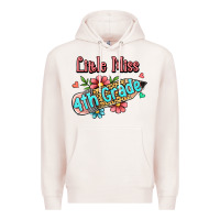 Pale Pink little miss fourth grade Premium Hoodie - Jasminsmagicworld