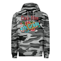Slate Camo little miss fourth grade Premium Hoodie - Jasminsmagicworld