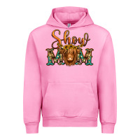 Fuchsia Pink show mom long haired cow Urban Hoodie - Jasminsmagicworld