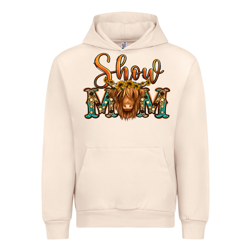 Show Mom Long Haired Cow Urban Hoodie by Jasminsmagicworld | Teevron