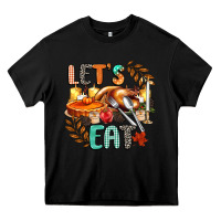 Black lets eat Heavy Core Tee - CowGirlArtShop