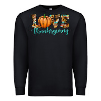 Black love thanksgiving pumpkin Premium Sweatshirt - JahusDesignShop