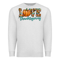 Love Thanksgiving Pumpkin Premium Sweatshirt | Teevron