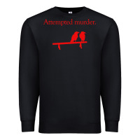 Black attempted murder Premium Sweatshirt - linhVisuals