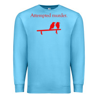Ocean Blue attempted murder Premium Sweatshirt - linhVisuals