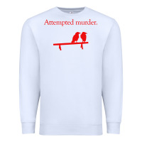 White attempted murder Premium Sweatshirt - linhVisuals