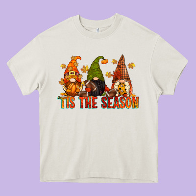 Tis The Season Gnomes Heavy Core Tee Designed By Cowgirlartshop
