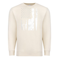 Sandshell chef knife patriotic easter american flag Premium Sweatshirt - linhVisuals