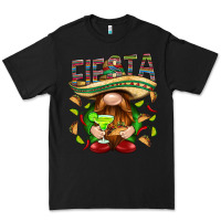 Black Fiesta gnome with tacos Mexico Premium Tee - HowdyJamesFarm