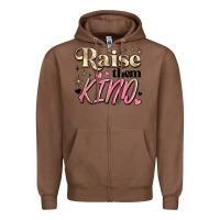 Chestnut raise them kind Zipper Hoodie - JahusDesignShop