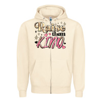 Sandshell raise them kind Zipper Hoodie - JahusDesignShop
