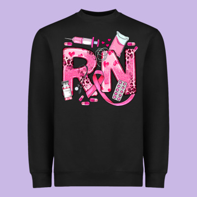 Breast Cancer Rn Registered Nurse Heavyweight Sweatshirt Designed By Jahusdesignshop