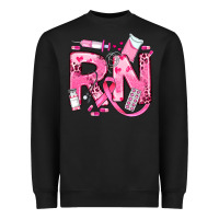 Black breast cancer rn registered nurse Heavyweight Sweatshirt - JahusDesignShop