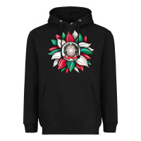 Black sunflower i̇talian flag Heavyweight Hoodie - JahusDesignShop
