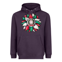 Plum sunflower i̇talian flag Heavyweight Hoodie - JahusDesignShop