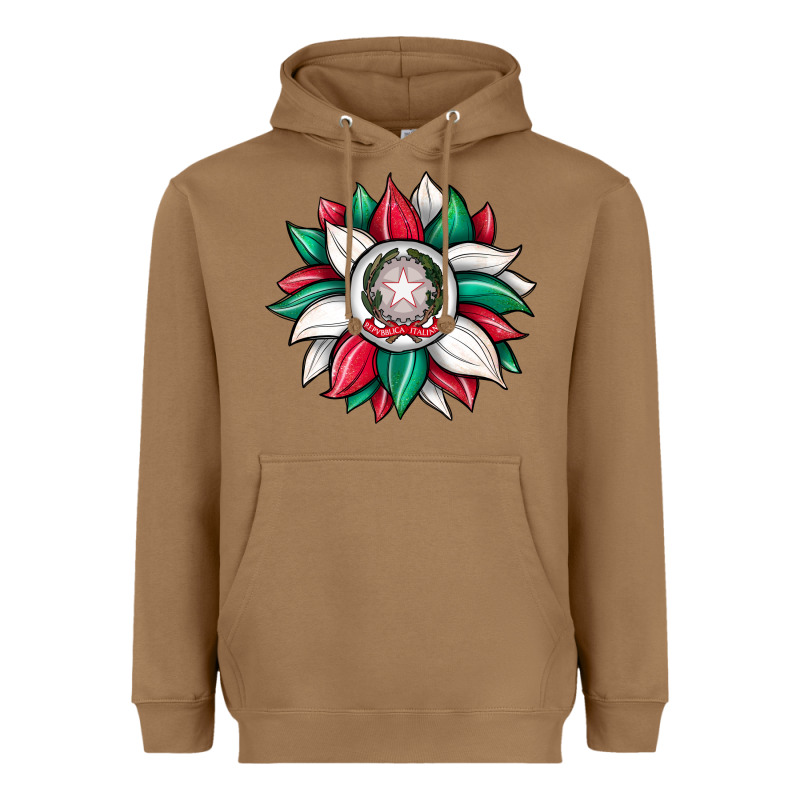 Sunflower İtalian Flag Heavyweight Hoodie by JahusDesignShop | Teevron