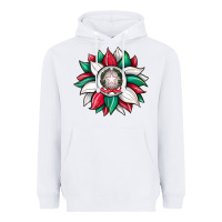 White sunflower i̇talian flag Heavyweight Hoodie - JahusDesignShop