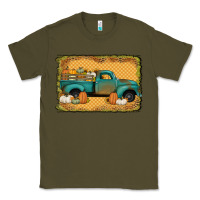 Army Green pumpkin farm truck Classic Tee - Jasminsmagicworld