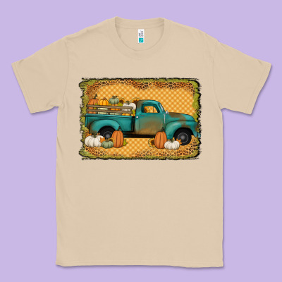 Pumpkin Farm Truck Classic Tee Designed By Jasminsmagicworld