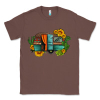 Chestnut caravan sunflowers and cactus Classic Tee - Artiststas