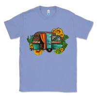 Colony Blue caravan sunflowers and cactus Classic Tee - Artiststas