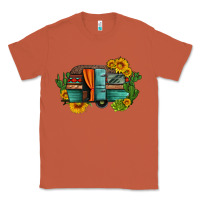 Copper caravan sunflowers and cactus Classic Tee - Artiststas