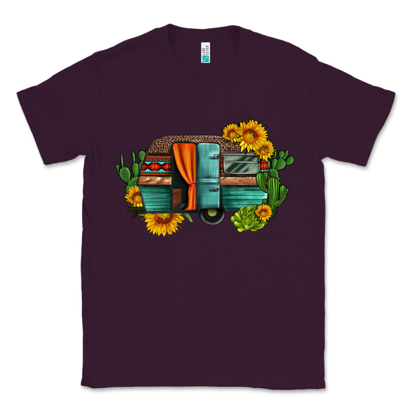 Caravan Sunflowers And Cactus Classic Tee by Artiststas | Teevron