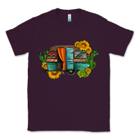 Plum caravan sunflowers and cactus Classic Tee - Artiststas