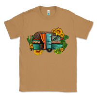 Toasted Coconut caravan sunflowers and cactus Classic Tee - Artiststas