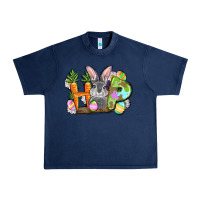 Navy hop easter day Urban Heavy Tee - FaDigitalArtStudio