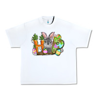 White hop easter day Urban Heavy Tee - FaDigitalArtStudio