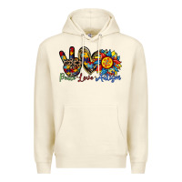 Sandshell peace love autism sunflower Premium Hoodie - RacoonDesign