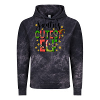 Cloud Black santas cutest elf Vintage Hoodie - CowhideDigitalArt