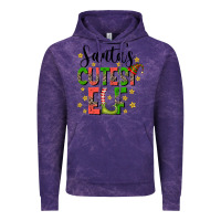 Cloud Purple santas cutest elf Vintage Hoodie - CowhideDigitalArt