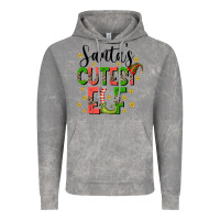 Cloud Rock santas cutest elf Vintage Hoodie - CowhideDigitalArt