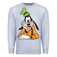 Heather Grey goofy Premium Sweatshirt - linhVisuals