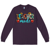 Plum teacher mode Long Sleeve Tee - BundleAndBundleShop