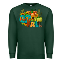 Sports Green hello fall Premium Sweatshirt - JahusDesignShop