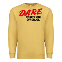 Antique Gold d.a.r.e Premium Sweatshirt - linhVisuals