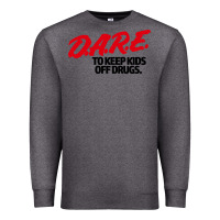 Charcoal Heather d.a.r.e Premium Sweatshirt - linhVisuals