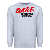 Heather Grey d.a.r.e Premium Sweatshirt - linhVisuals