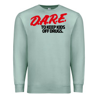 Seafoam d.a.r.e Premium Sweatshirt - linhVisuals